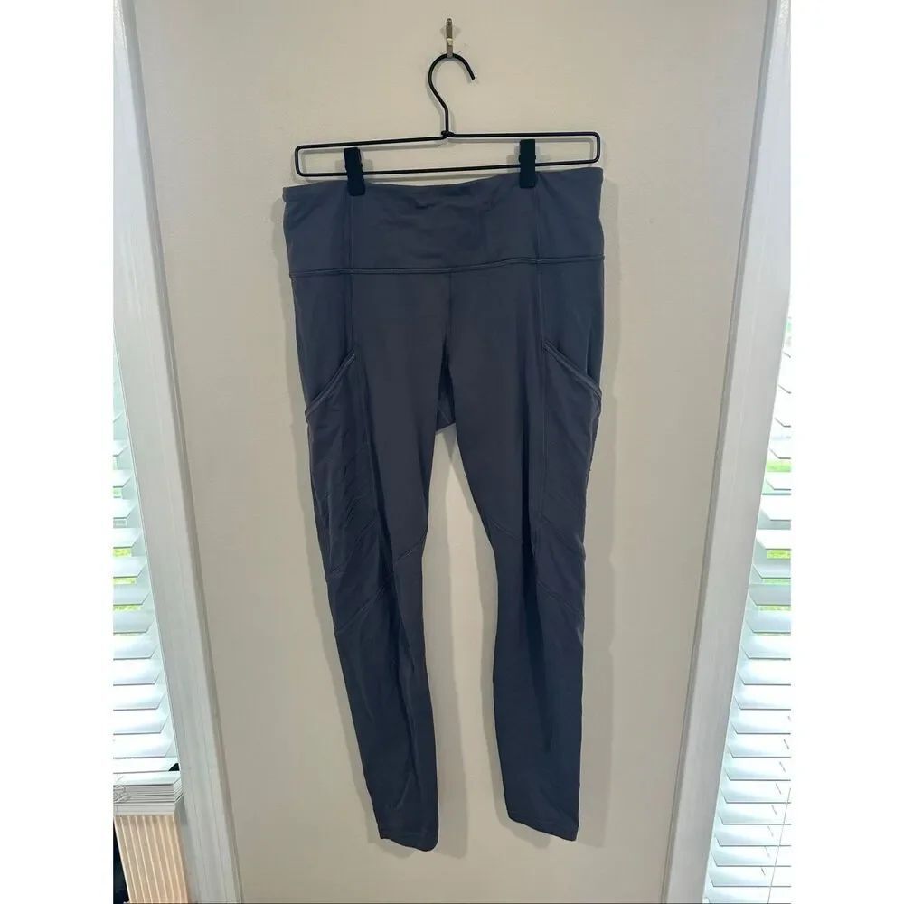 Lululemon Womens Gray Leggings Size 10